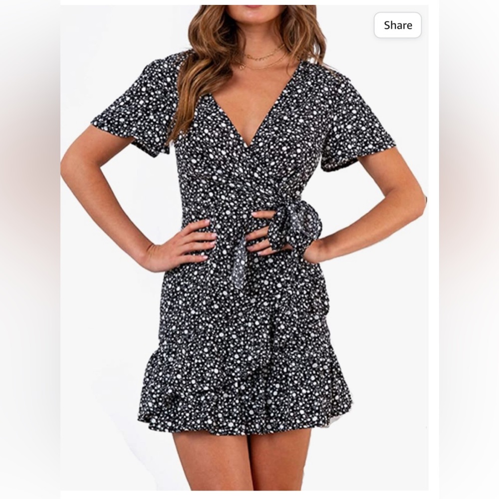 Relipop Summer Women Short Sleeve Dress